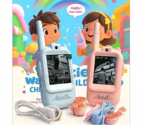 Kids Walkie Talkie Toy With Camera and LCD Screen 2Way Communication