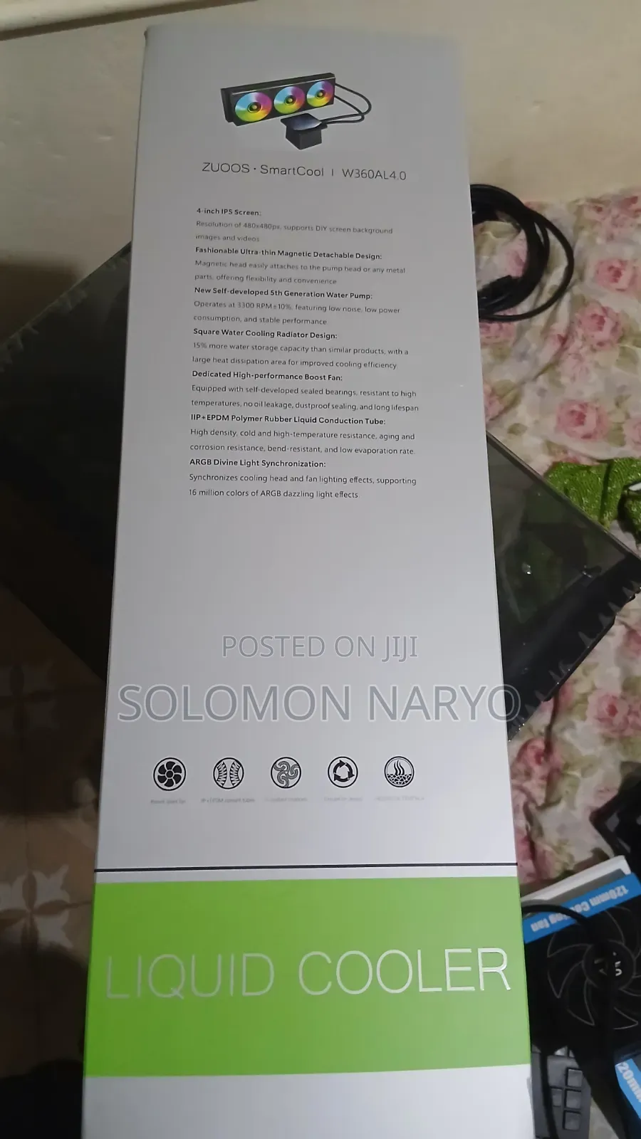 Acer 360 Liquid Cooling With Screen Display