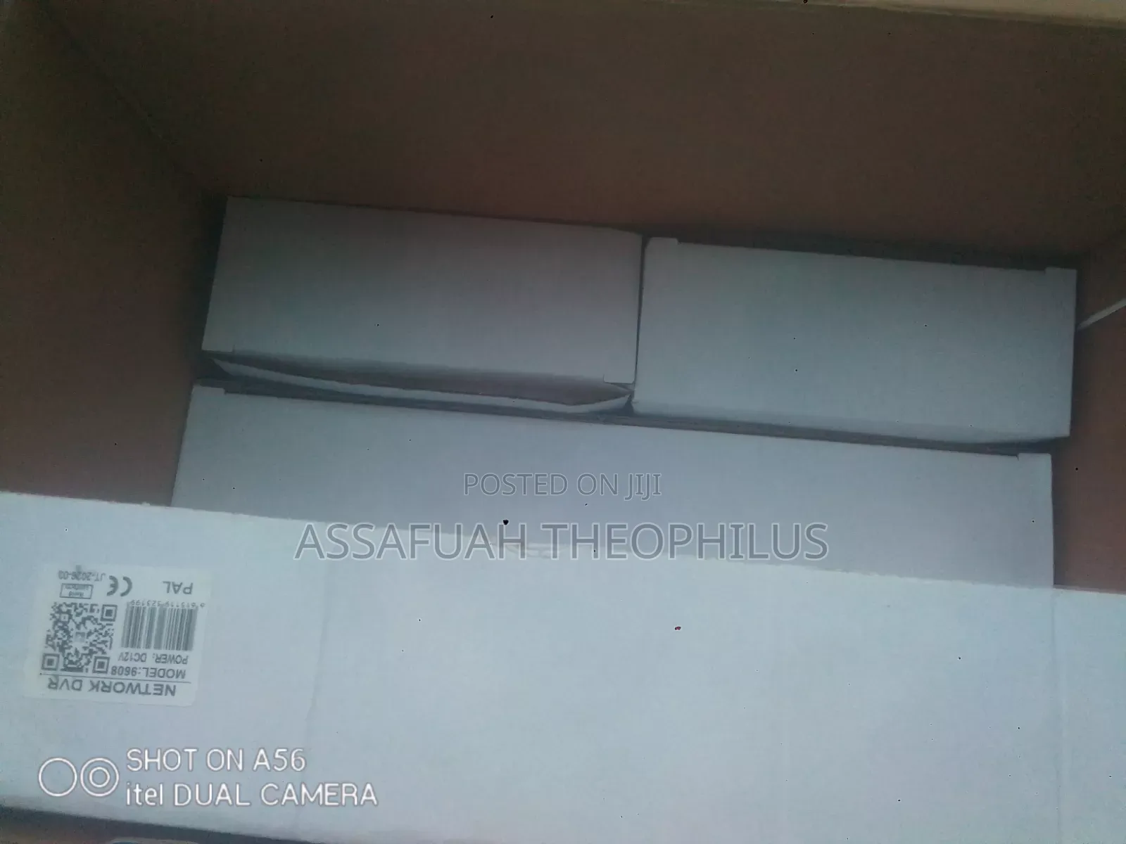 4 Cameras With 4 Channel DVR Device