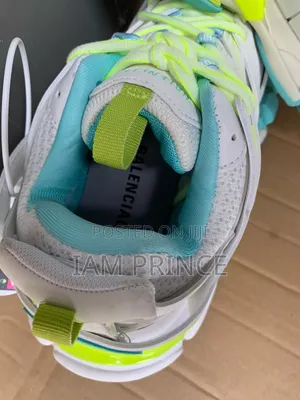 Balenciaga Track Sneakers White and Lemon Green Size 40-44