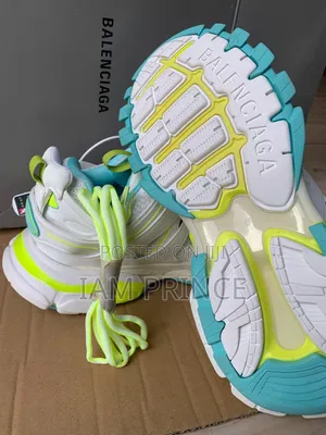 Balenciaga Track Sneakers White and Lemon Green Size 40-44