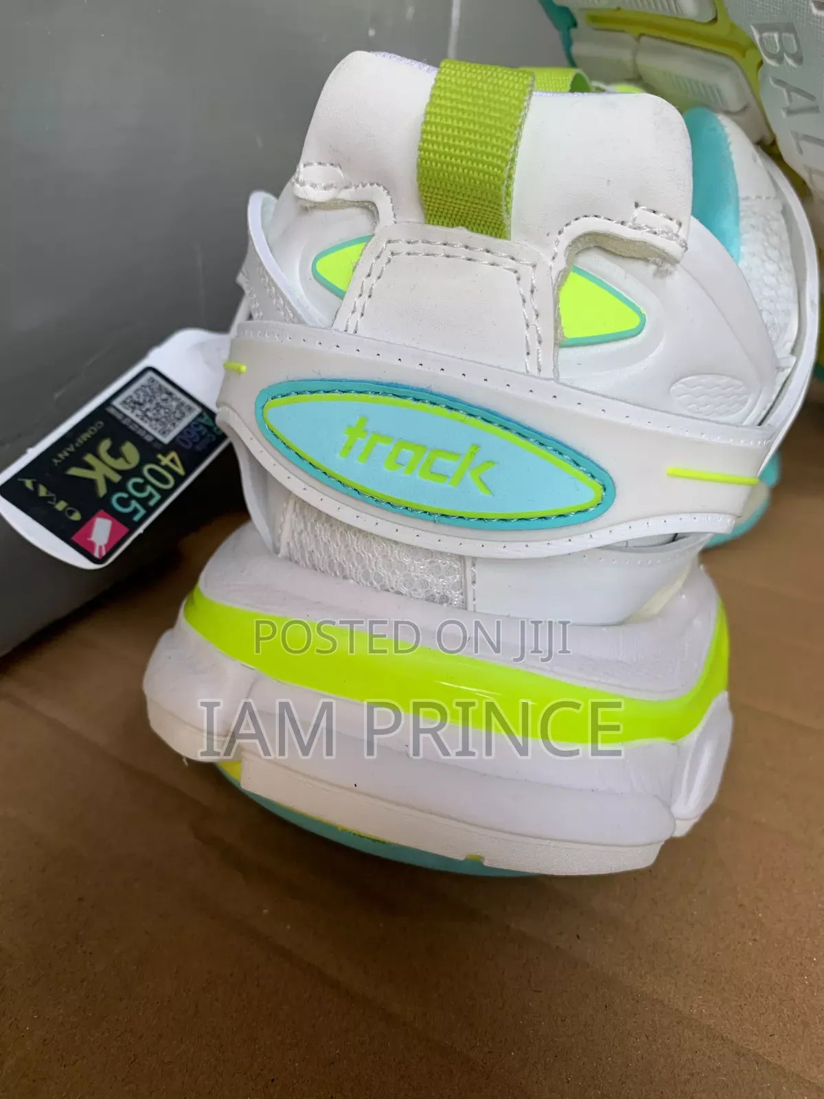 Balenciaga Track Sneakers White and Lemon Green Size 40-44