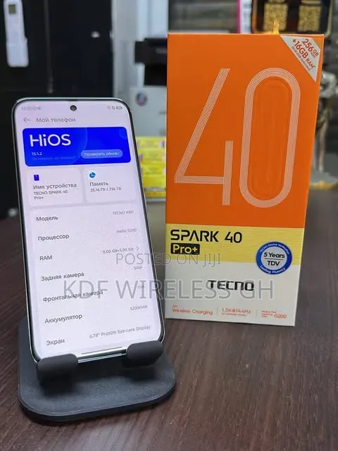 New Tecno Spark 40 Pro+ 256 GB White