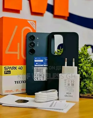 New Tecno Spark 40 Pro 256 GB Black