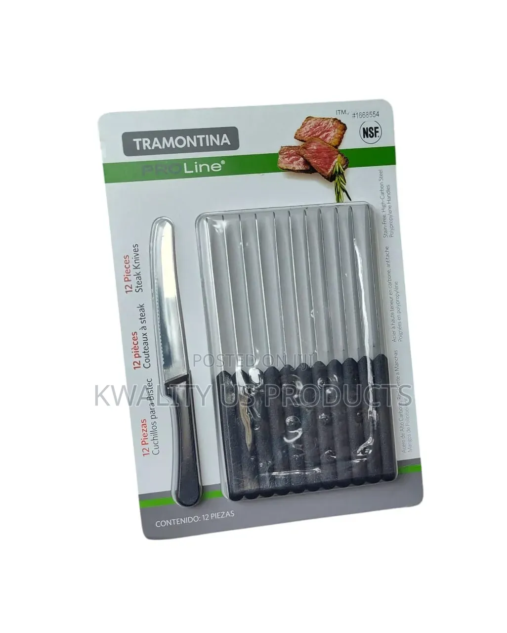Tramontina ProLine 12-Piece Steak Knives Set