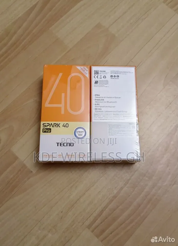 New Tecno Spark 40 Pro 256 GB Black