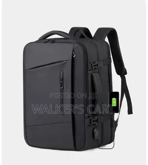 Expandable Travel Backpack – Multi-Pocket Business & Student Backpack