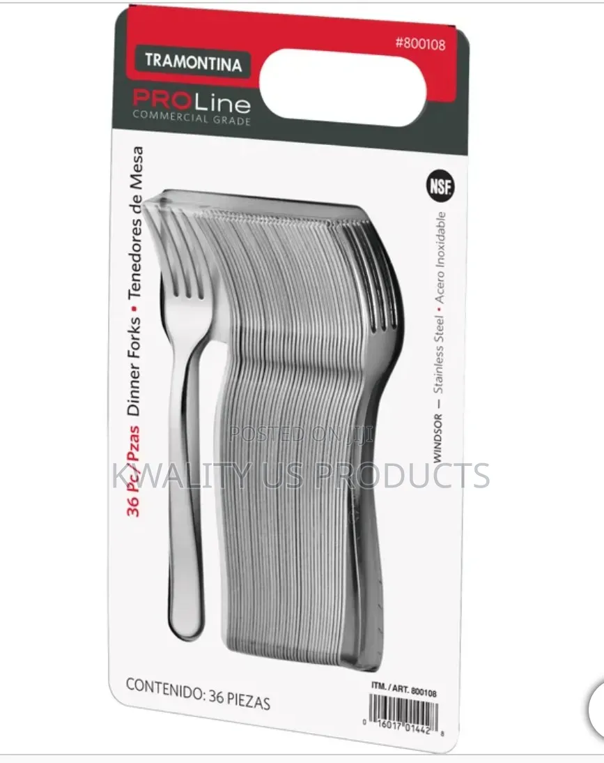 Tramontina ProLine 36-Piece Windsor Dinner Forks Set