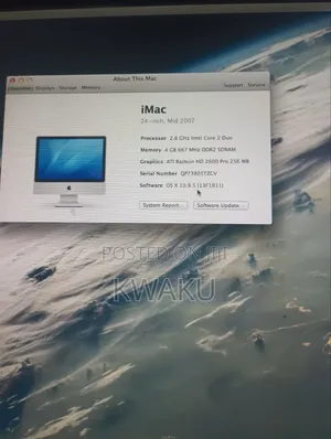Desktop Computer Apple iMac 4GB Intel HDD 512GB