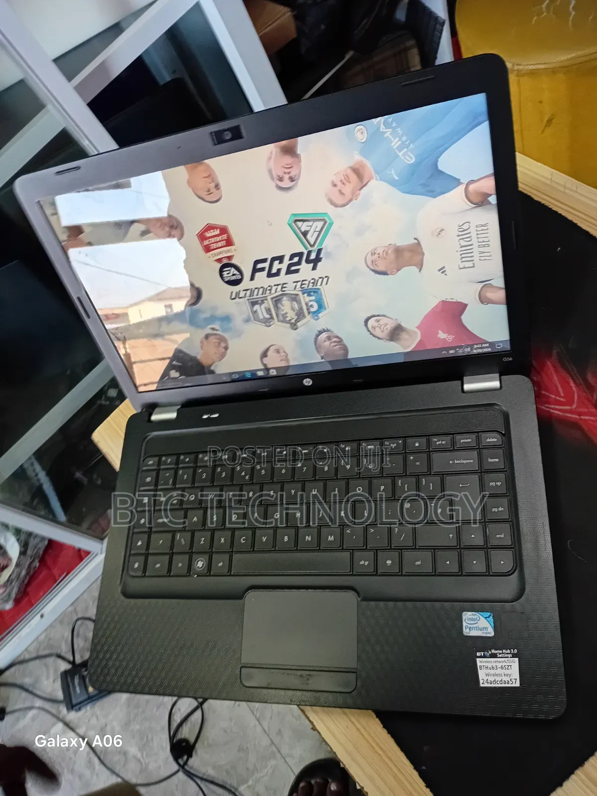 Laptop HP Pavilion G62 8GB Intel Core 2 Duo HDD+SSD 250GB