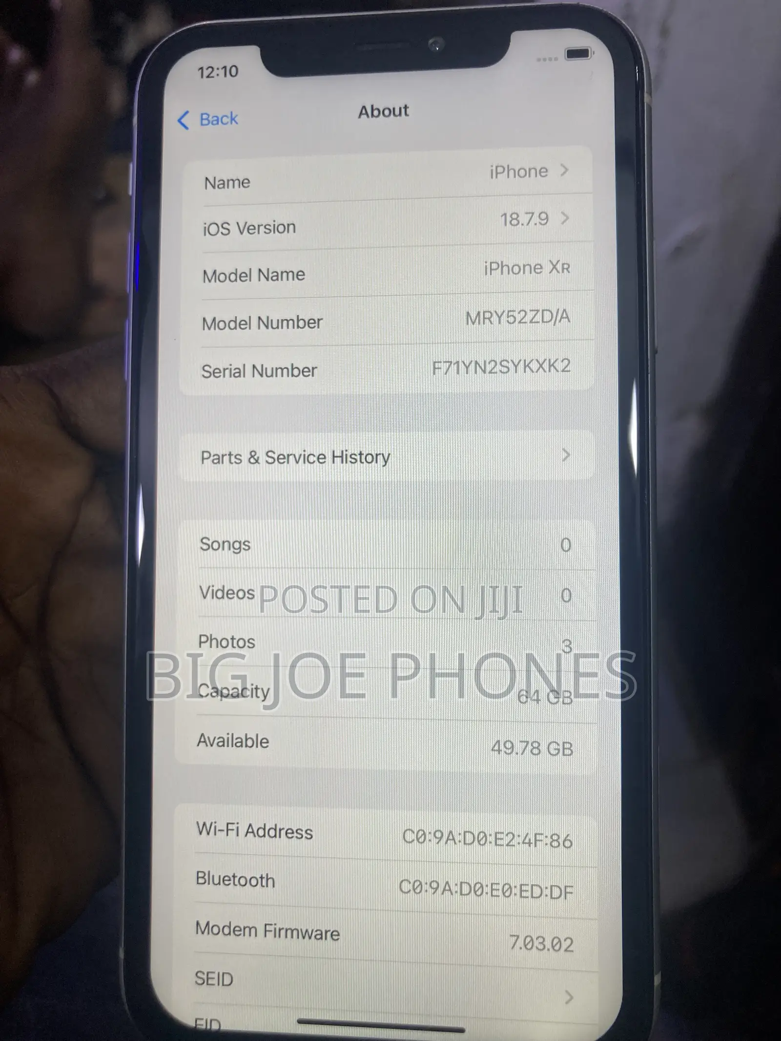 Apple iPhone XR 64 GB White