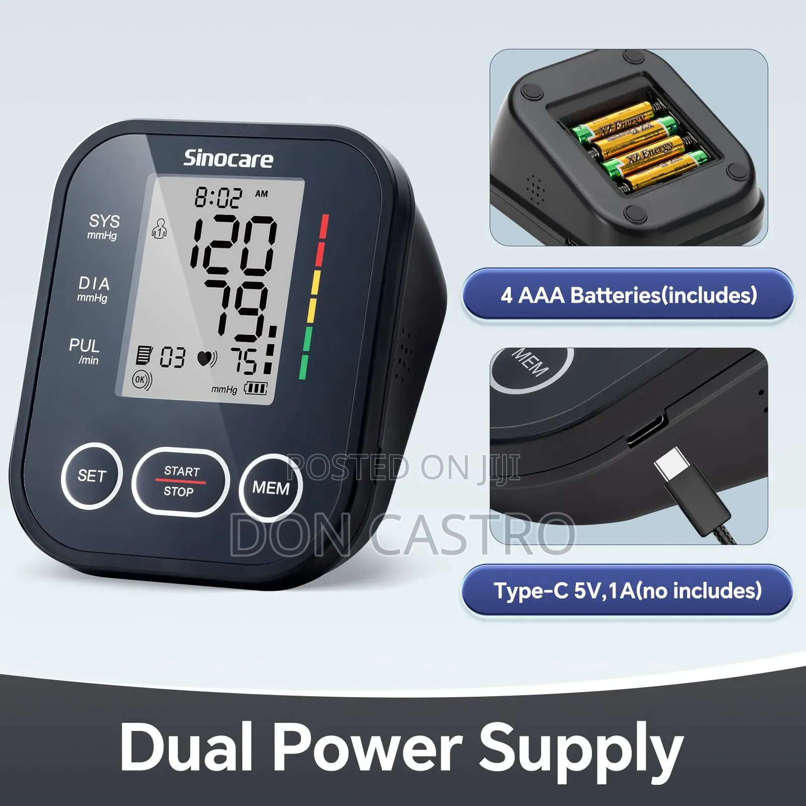Sinocare Arm Blood Pressure Monitor