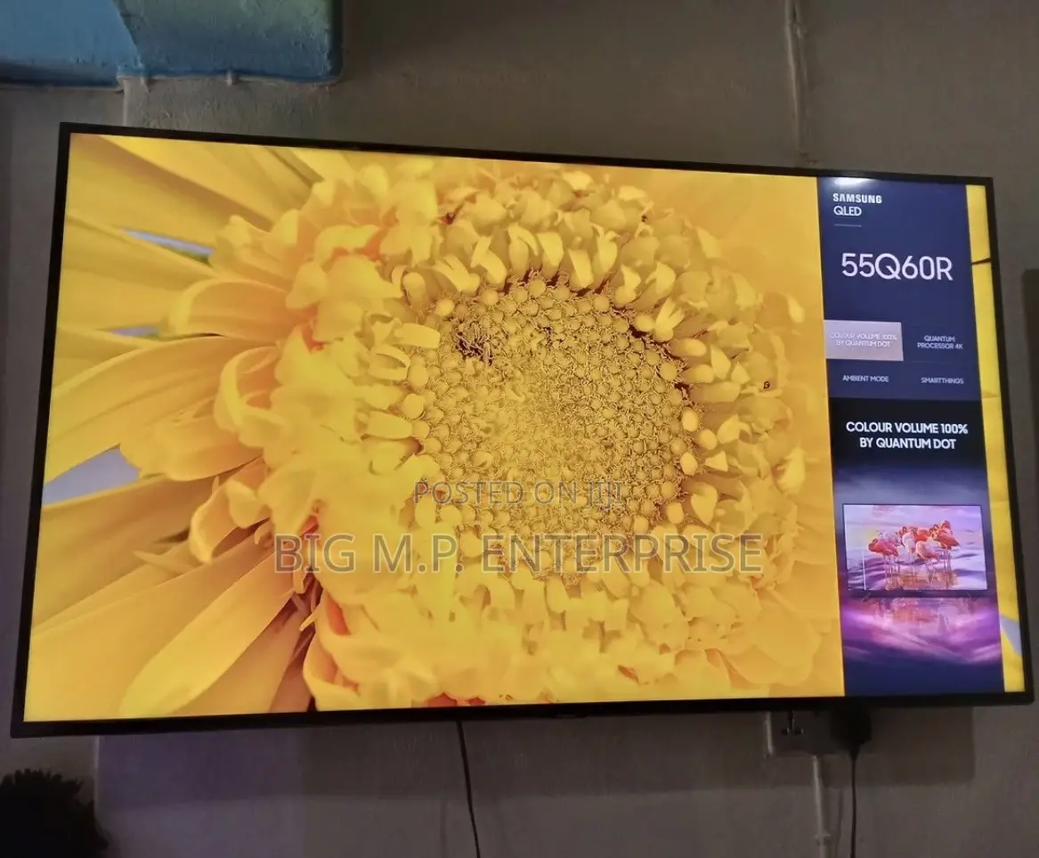 Samsung 55 Inches QLED Flat Smart TV. True 4K UHD, HDR Foreign Used