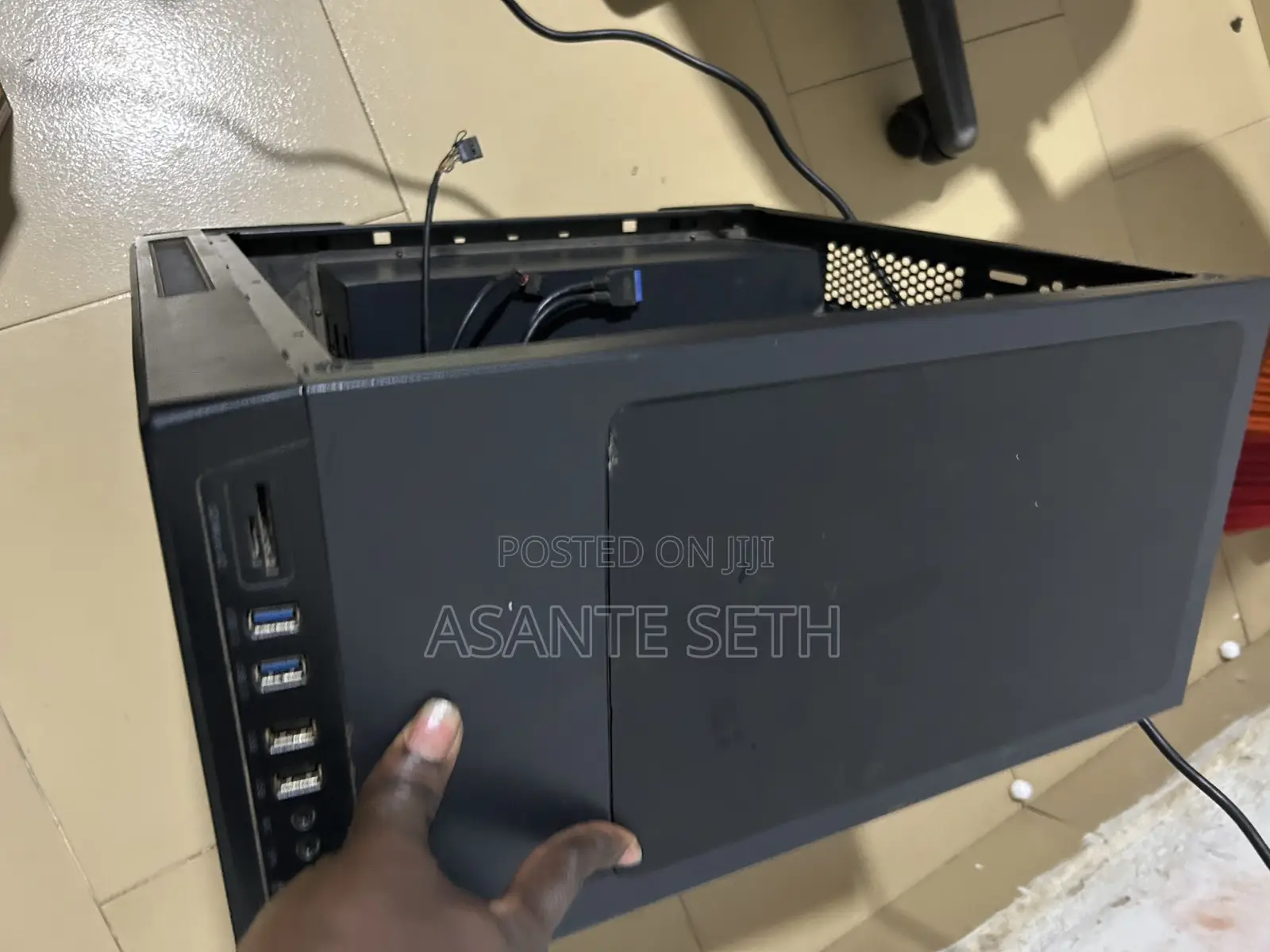 Full Big Atx Gaming Case With No Side Panel for Sale