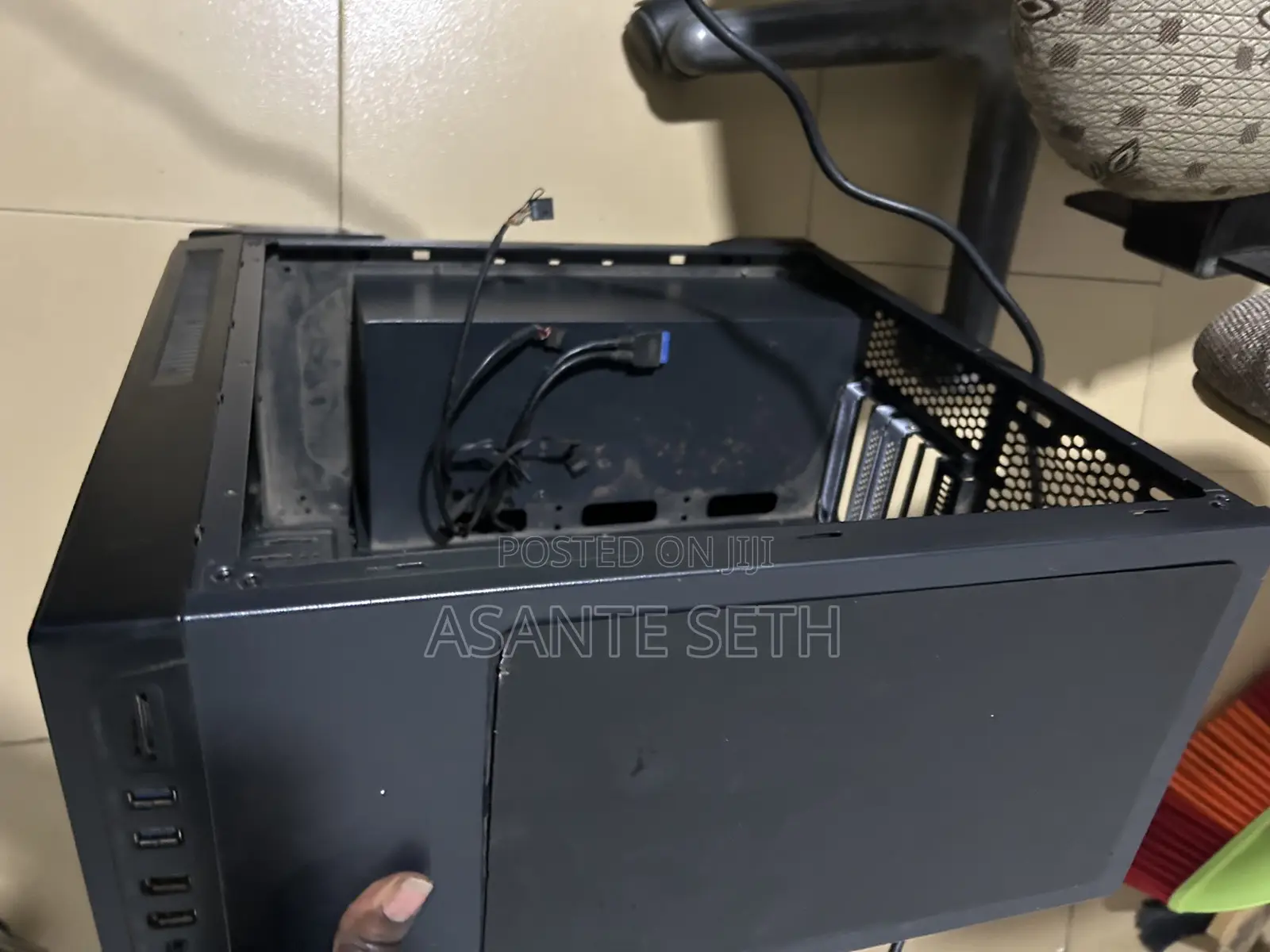 Full Big Atx Gaming Case With No Side Panel for Sale