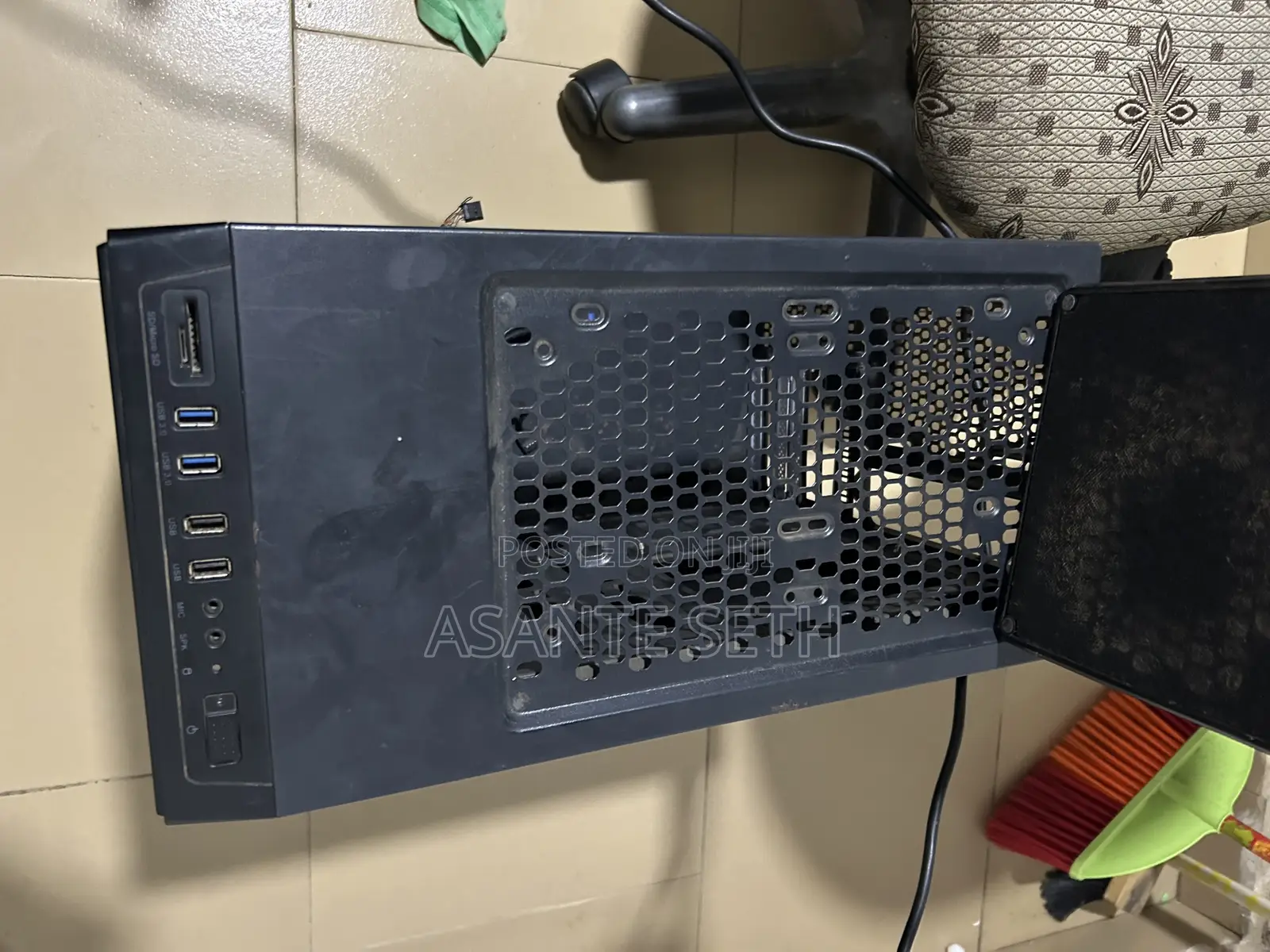 Full Big Atx Gaming Case With No Side Panel for Sale