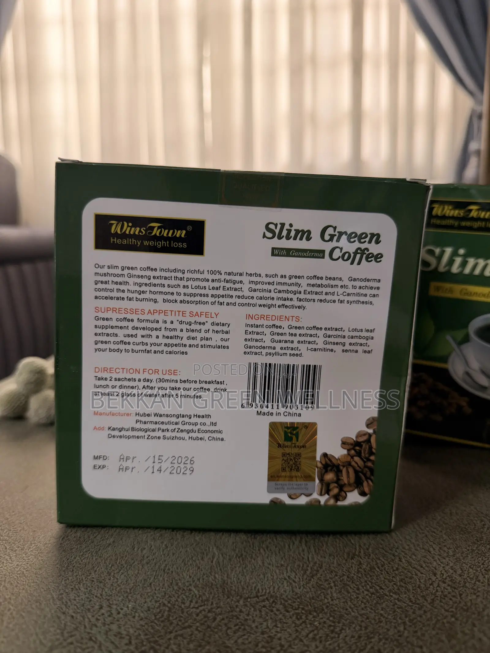 Slim Green Coffee Tea