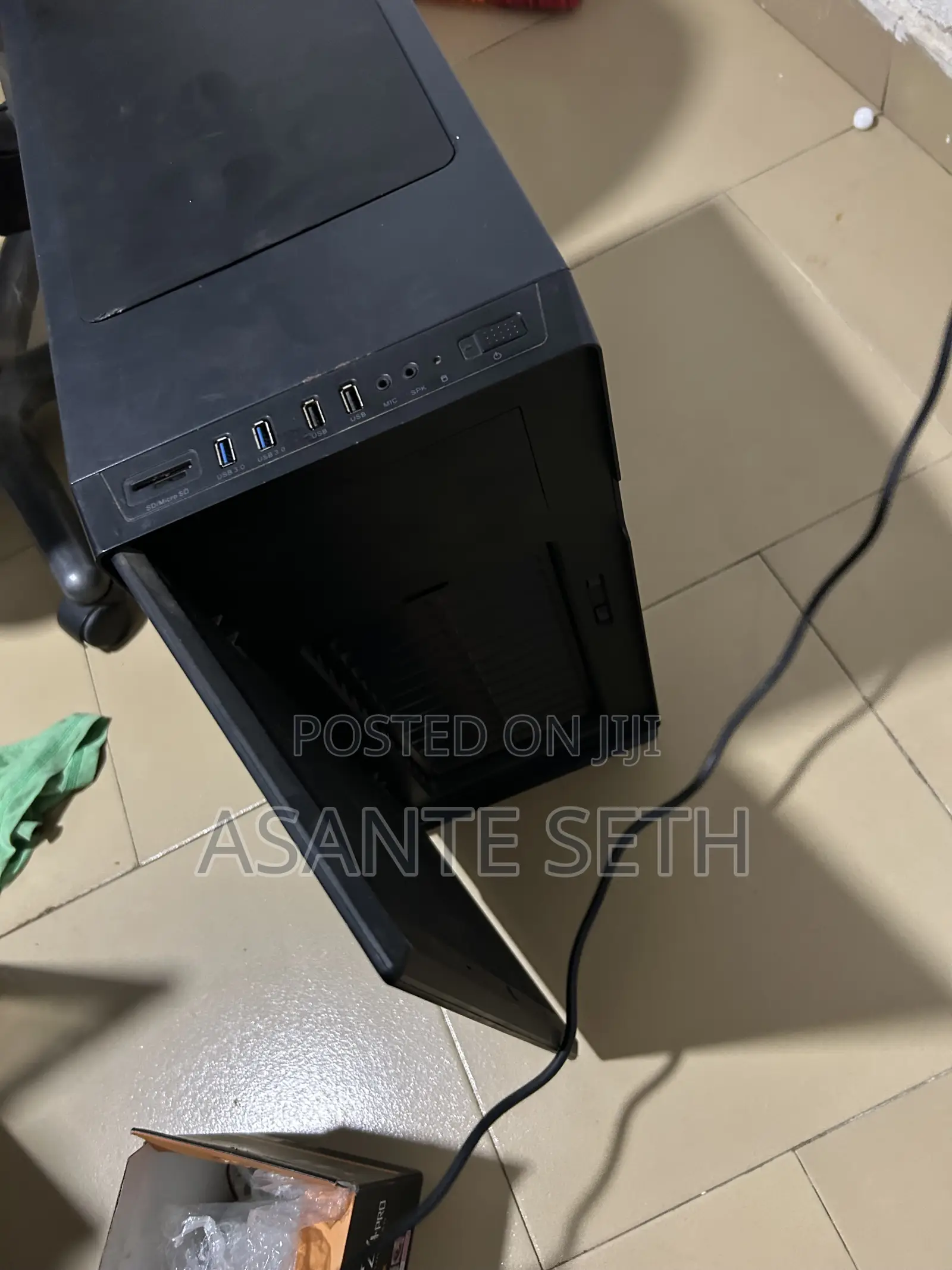 Full Big Atx Gaming Case With No Side Panel for Sale