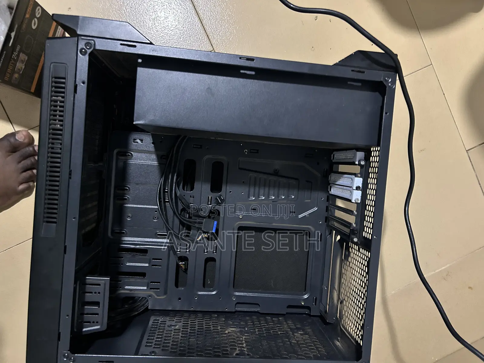 Full Big Atx Gaming Case With No Side Panel for Sale