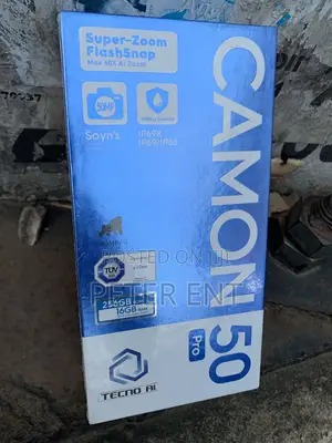 New Tecno Camon 50 Pro 256 GB Orange
