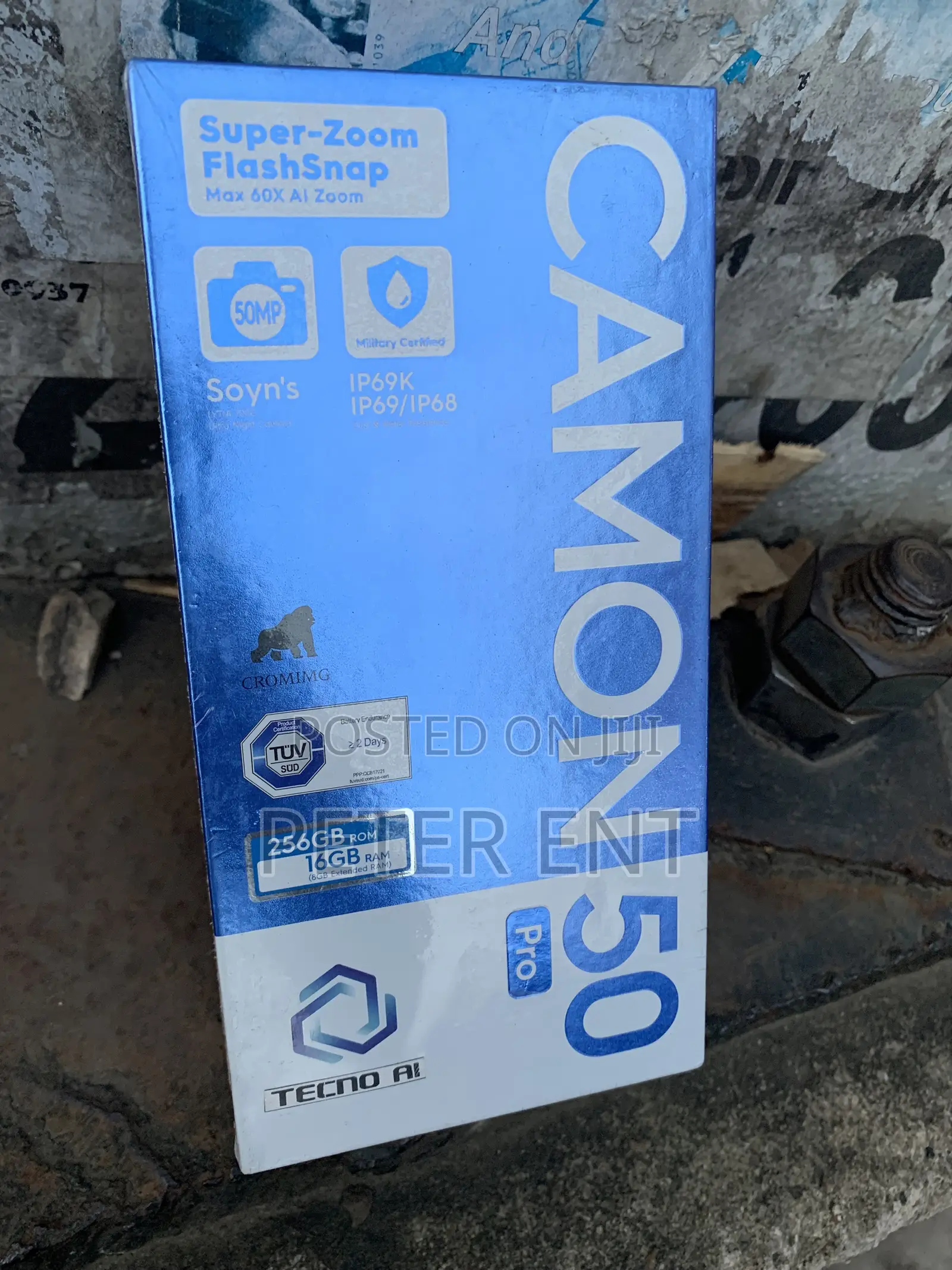 New Tecno Camon 50 Pro 256 GB Orange