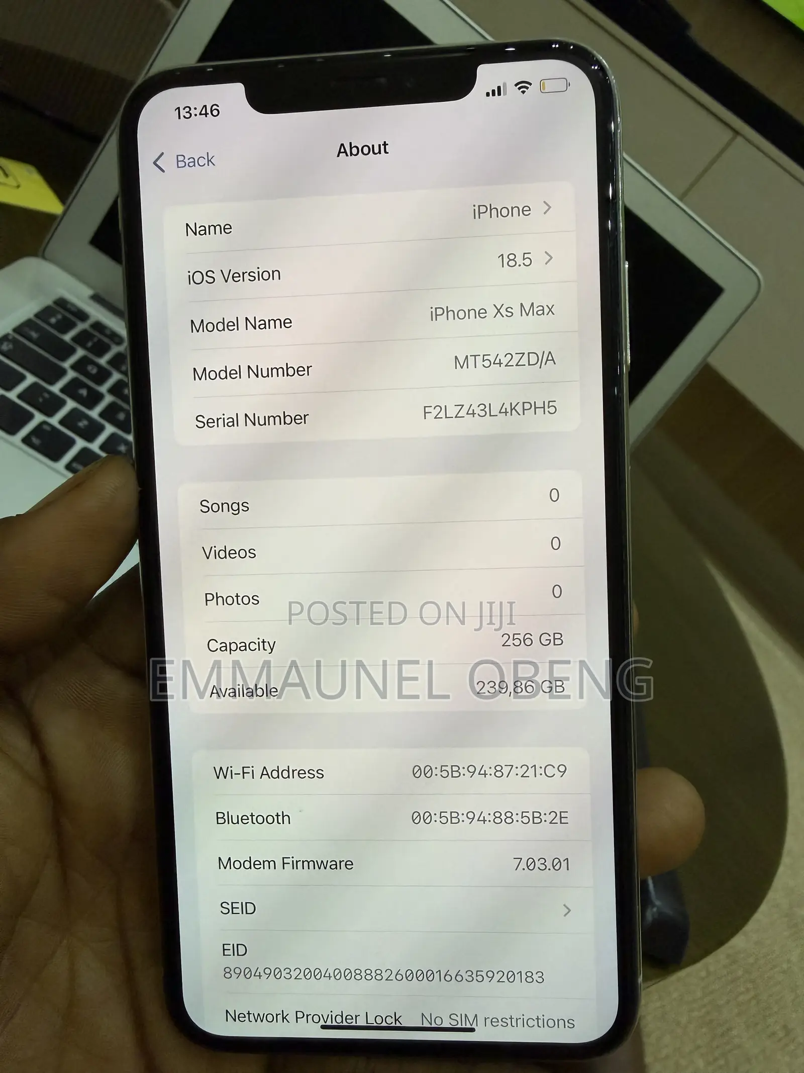 Apple iPhone XS Max 256 GB White