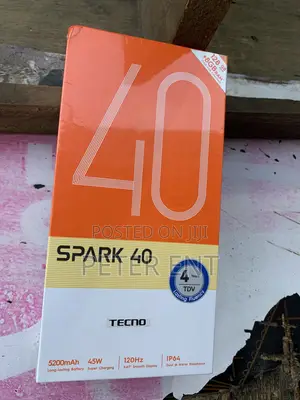 New Tecno Spark 40 256 GB Black