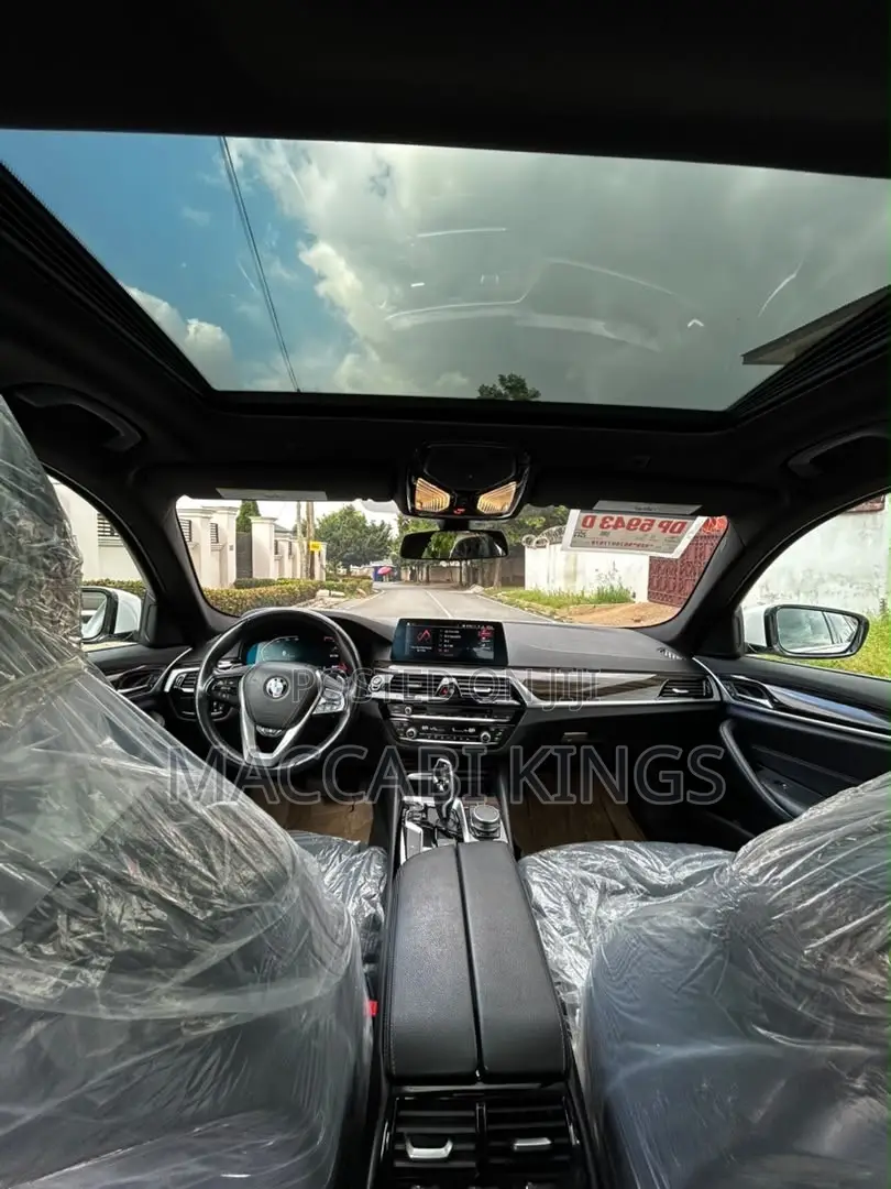BMW 5 Series G30 530e 2020 White