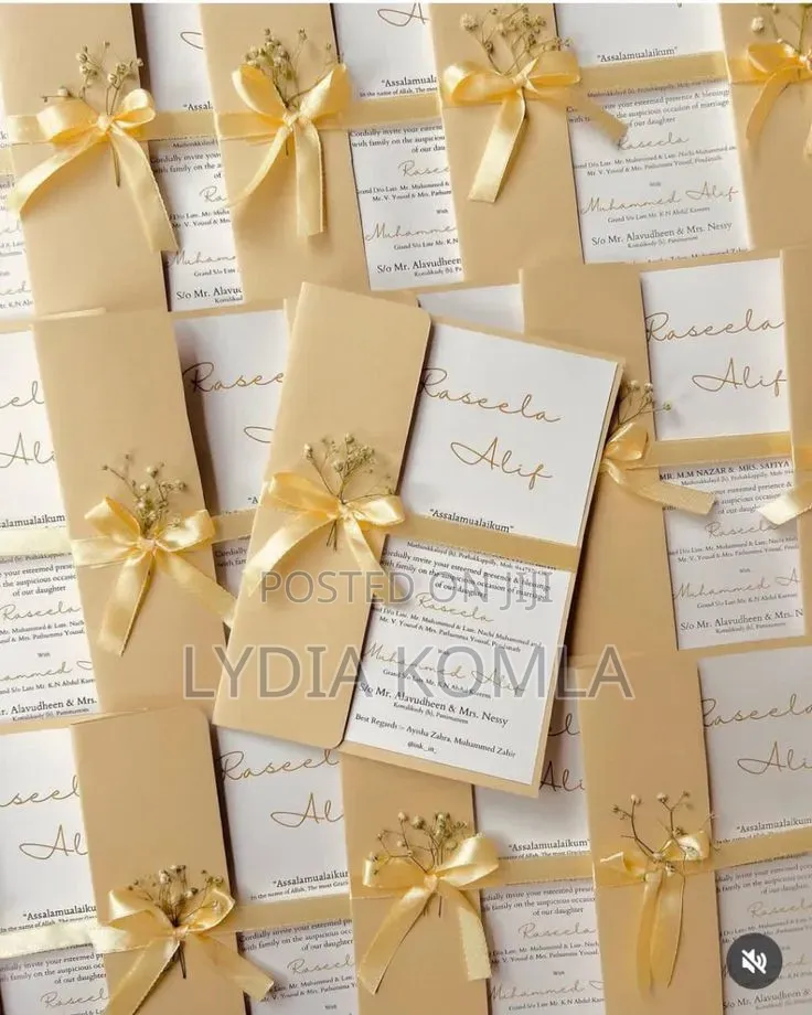 Wedding Invite Card With Branding