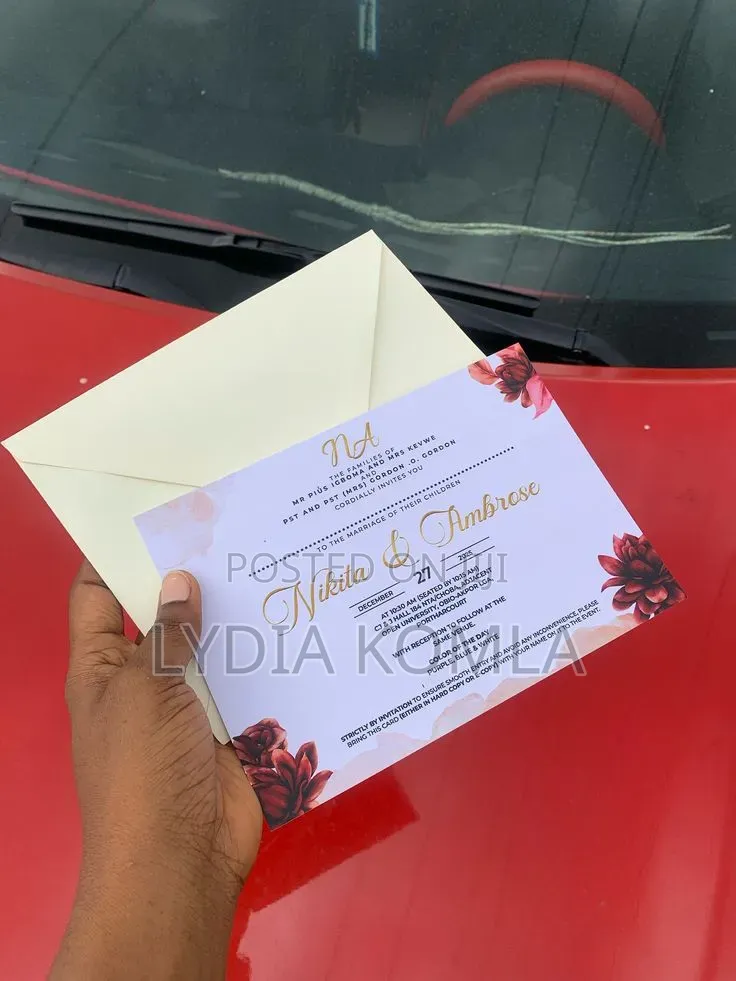 Wedding Invite Card With Branding