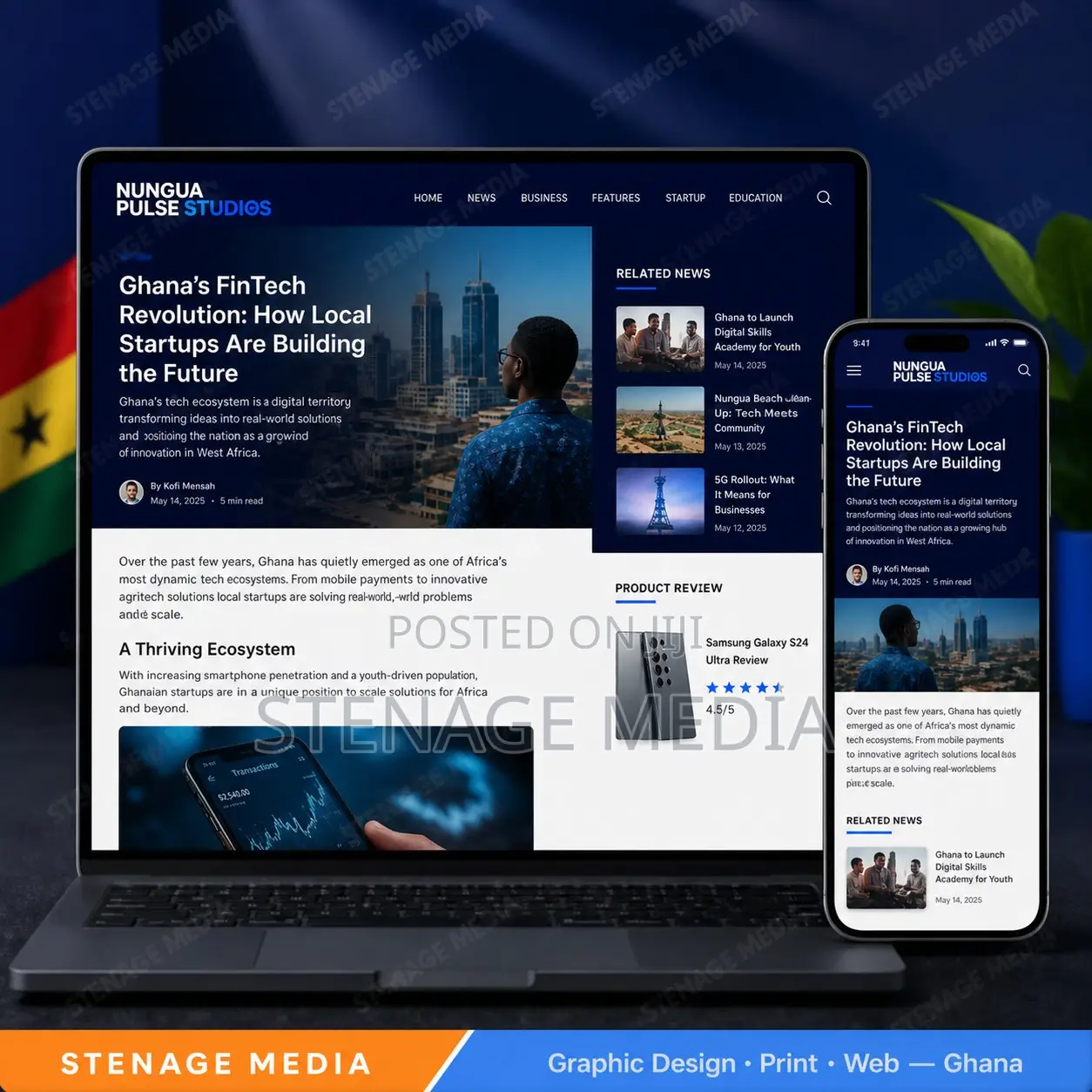 Blog & News Website Design – Magazine & Content Sites
