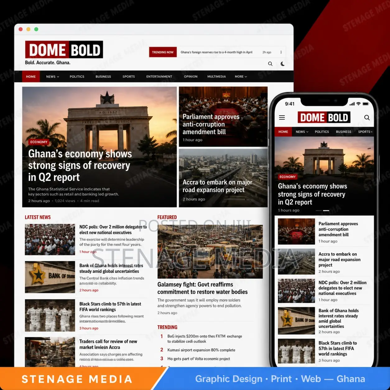 Blog & News Website Design – Magazine & Content Sites