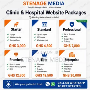 Hospital & Clinic Website Design – Appointment Booking