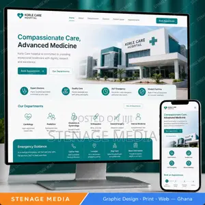 Hospital & Clinic Website Design – Appointment Booking