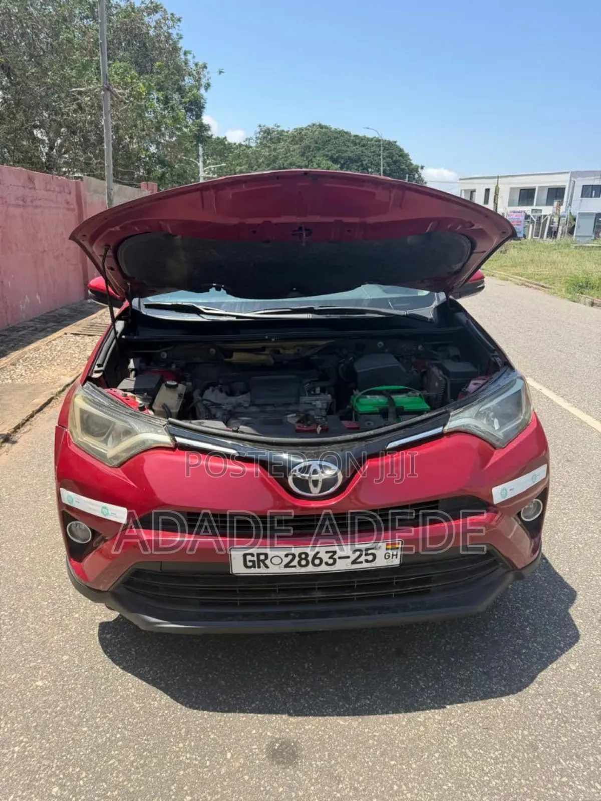 Toyota RAV4 XLE AWD (2.5L 4cyl 6A) 2016 Red