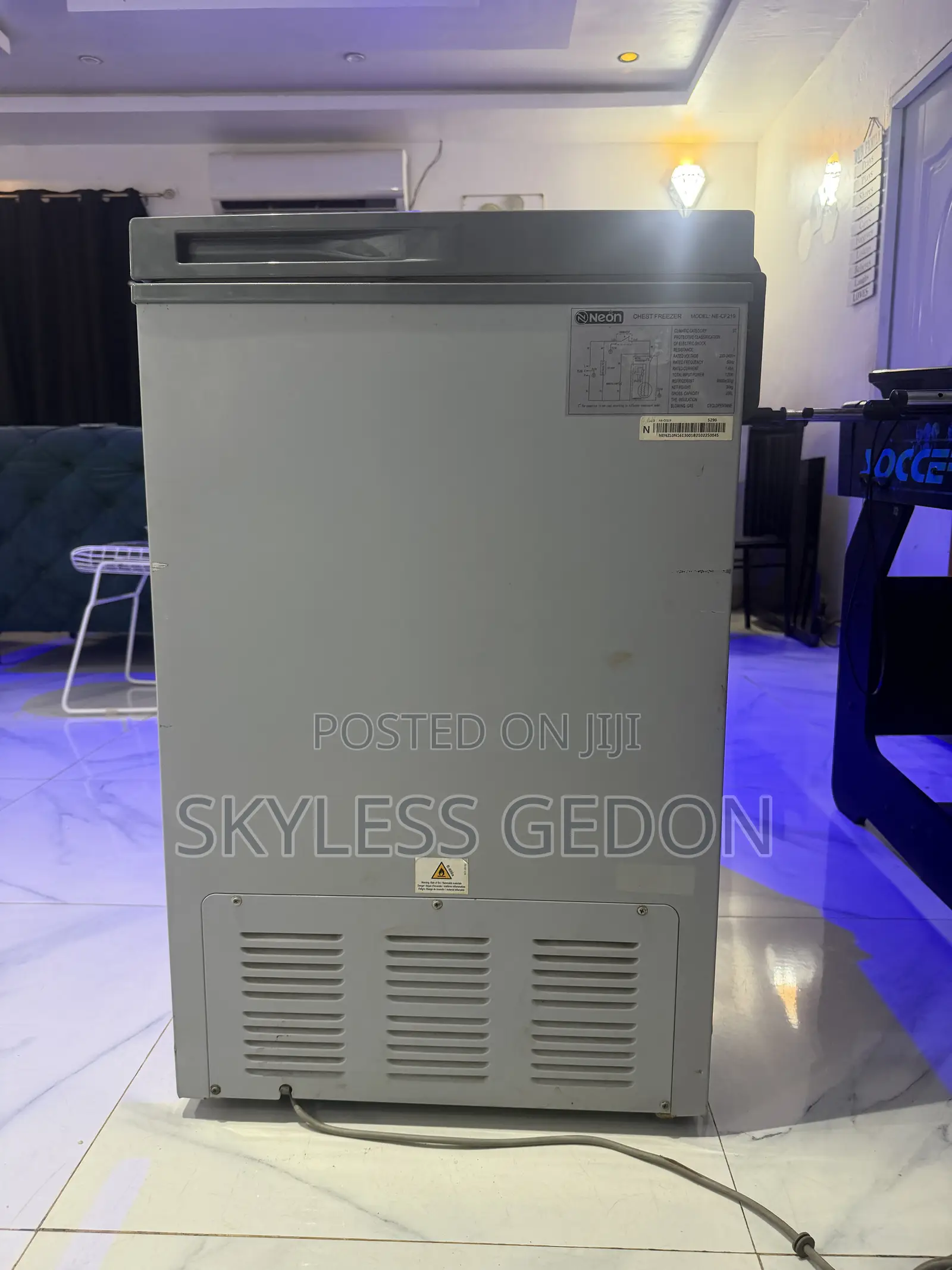Neon Deep Freezer 200L Is in Good Condition Available as Seen