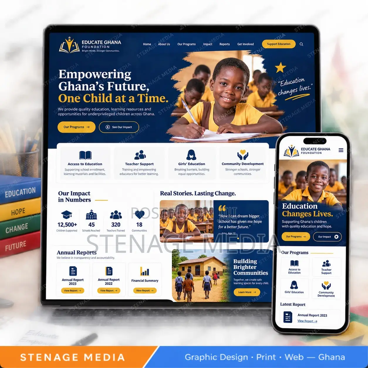 NGO Website Design – Charity & Donation Websites, Ghana