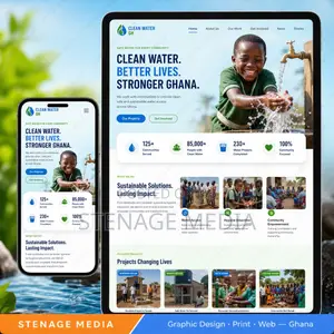 NGO Website Design – Charity & Donation Websites, Ghana