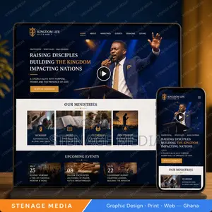 Church Website Design – Ministry, Sermons & Giving Sites