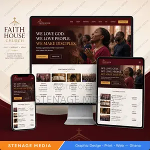 Church Website Design – Ministry, Sermons & Giving Sites