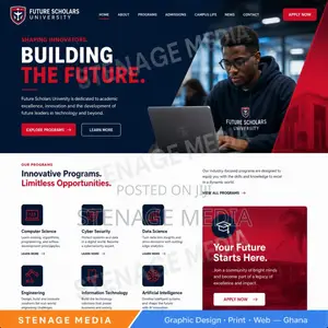 School Website Design – College & Admissions Portals