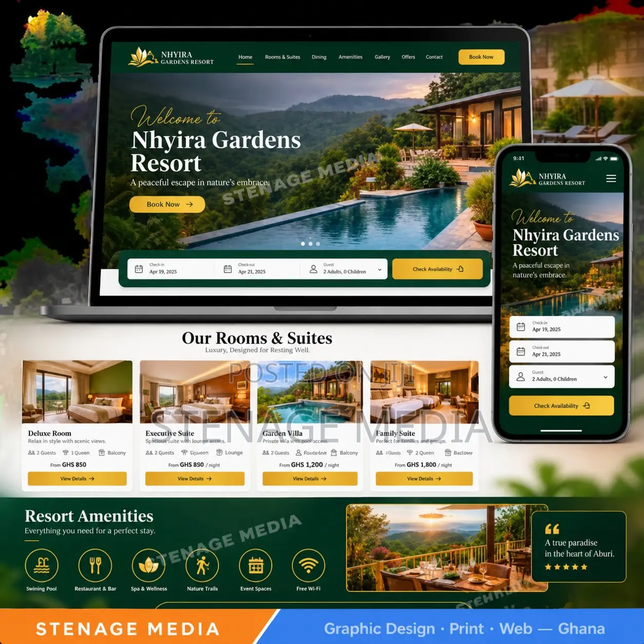 Hotel Website Design – Rooms, Booking & Reservations