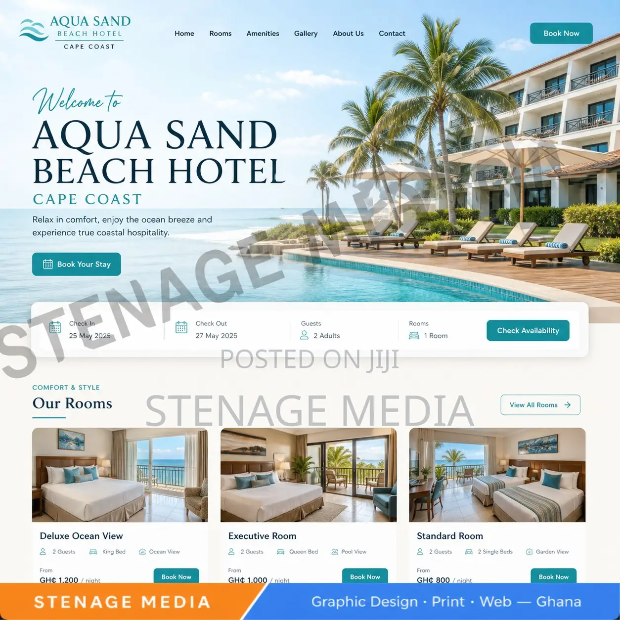 Hotel Website Design – Rooms, Booking & Reservations