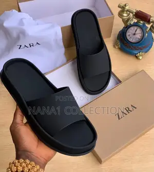 Zara Branded Men’s Minimalist Slippers