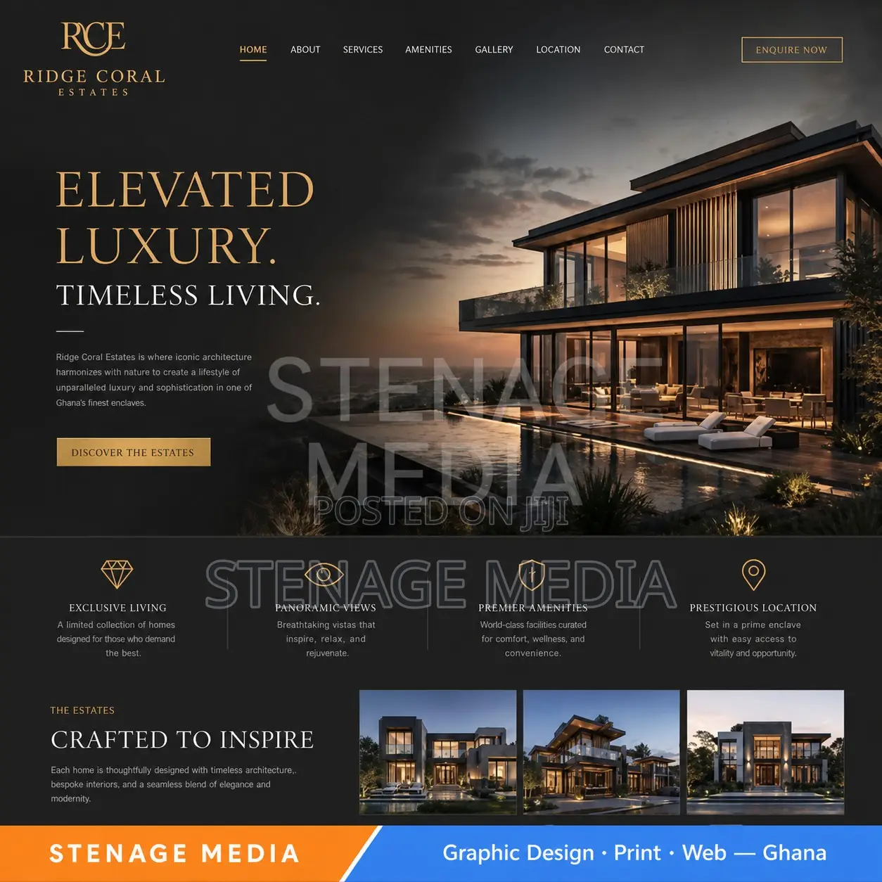 Real Estate Website Design – Property Listings & Agents