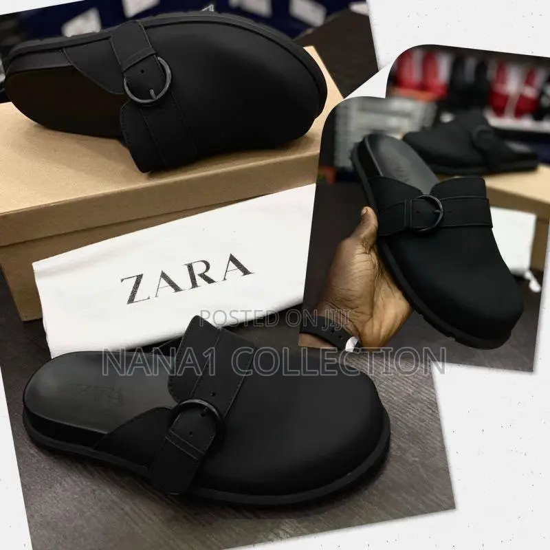 Zara Men’s Buckle Clogs
