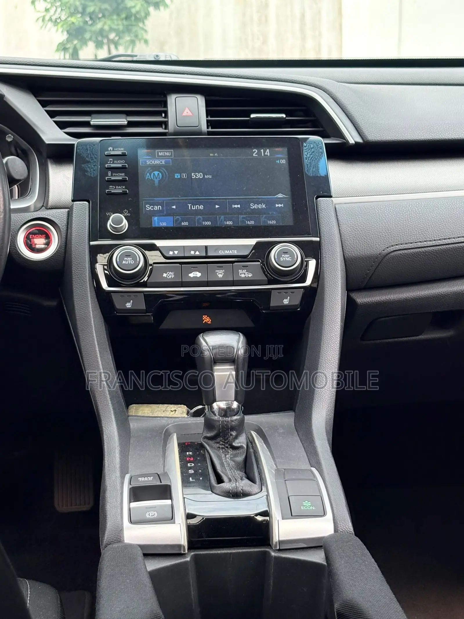 Honda Civic EX 4dr Sedan (1.5L 4cyl) 2016 Off white