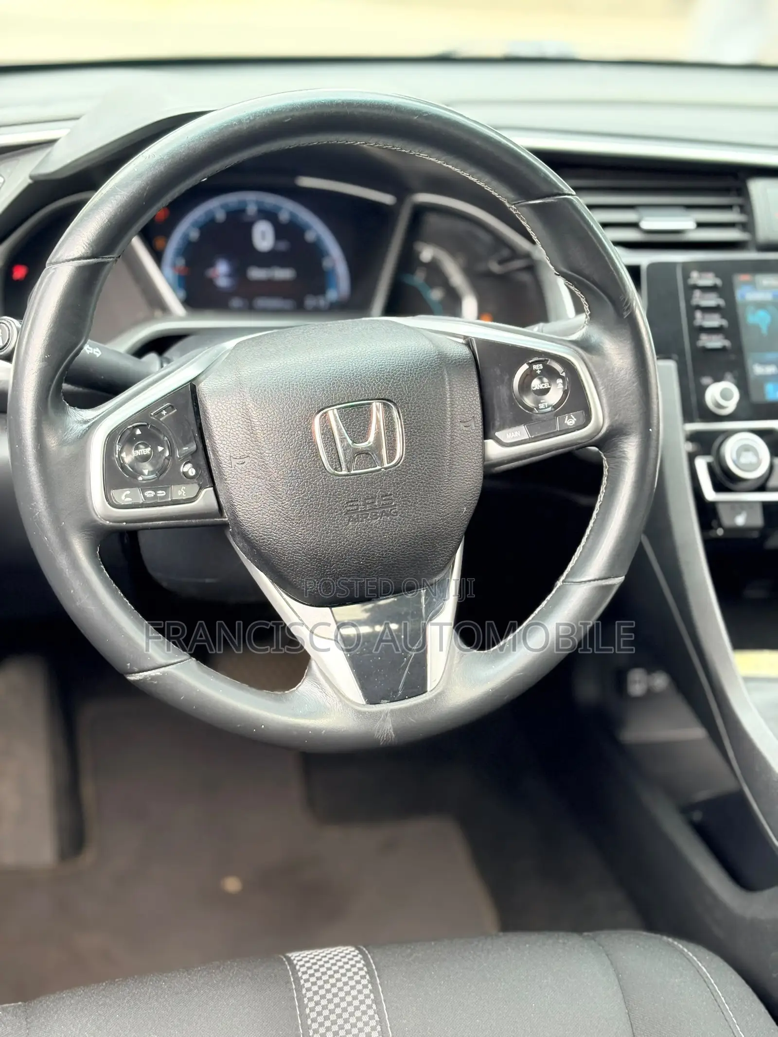 Honda Civic EX 4dr Sedan (1.5L 4cyl) 2016 Off white