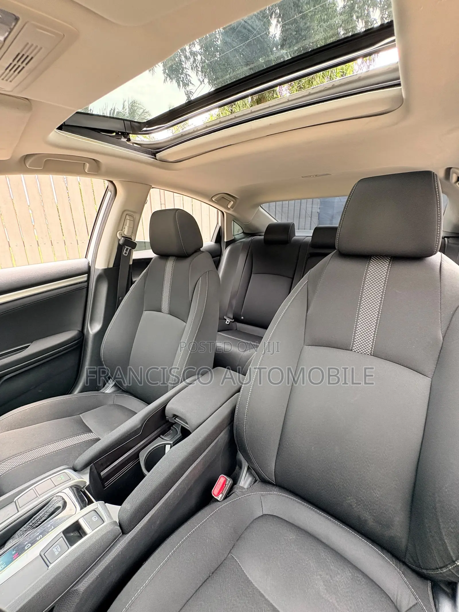 Honda Civic EX 4dr Sedan (1.5L 4cyl) 2016 Off white