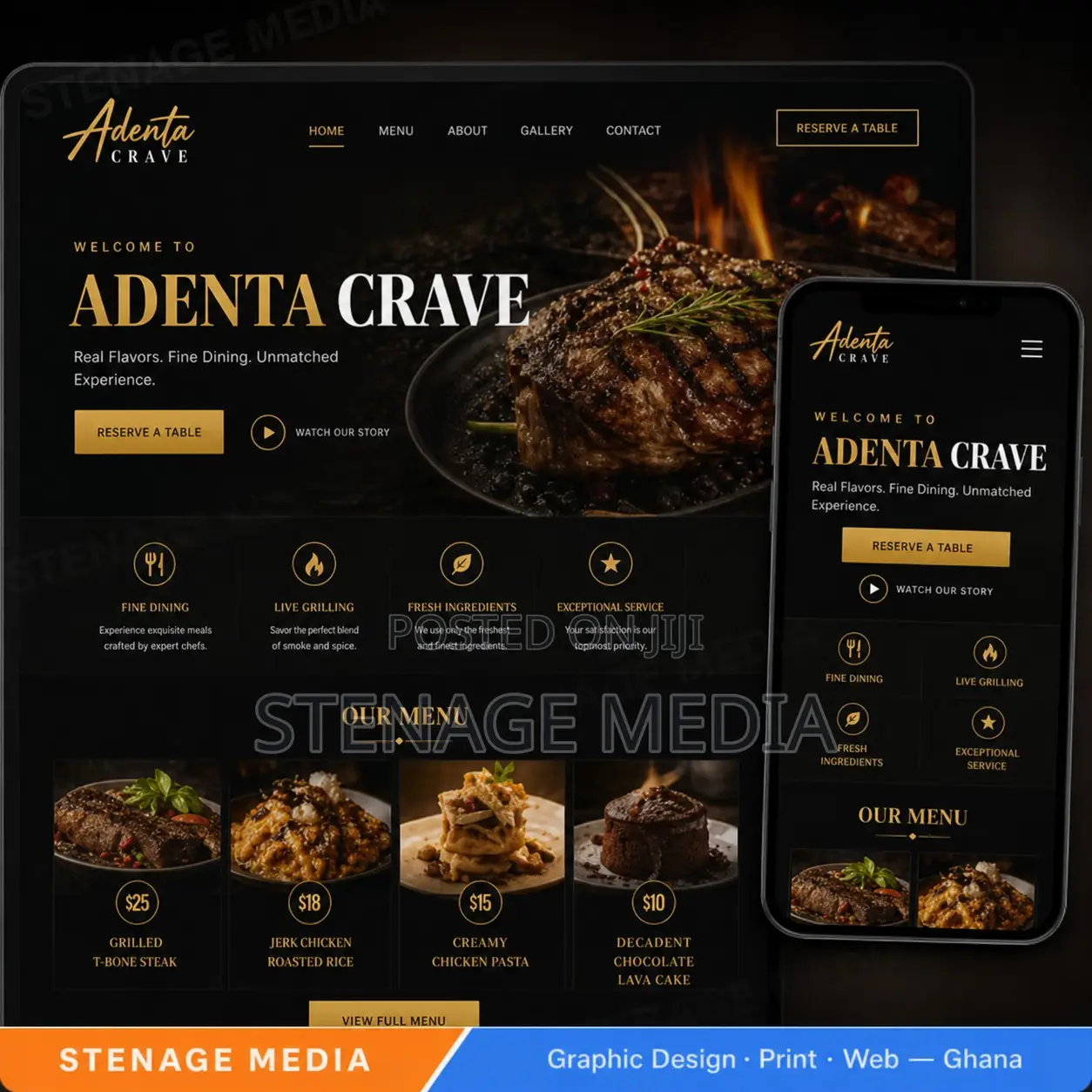 Restaurant Website Design – Menus, Orders & Reservations